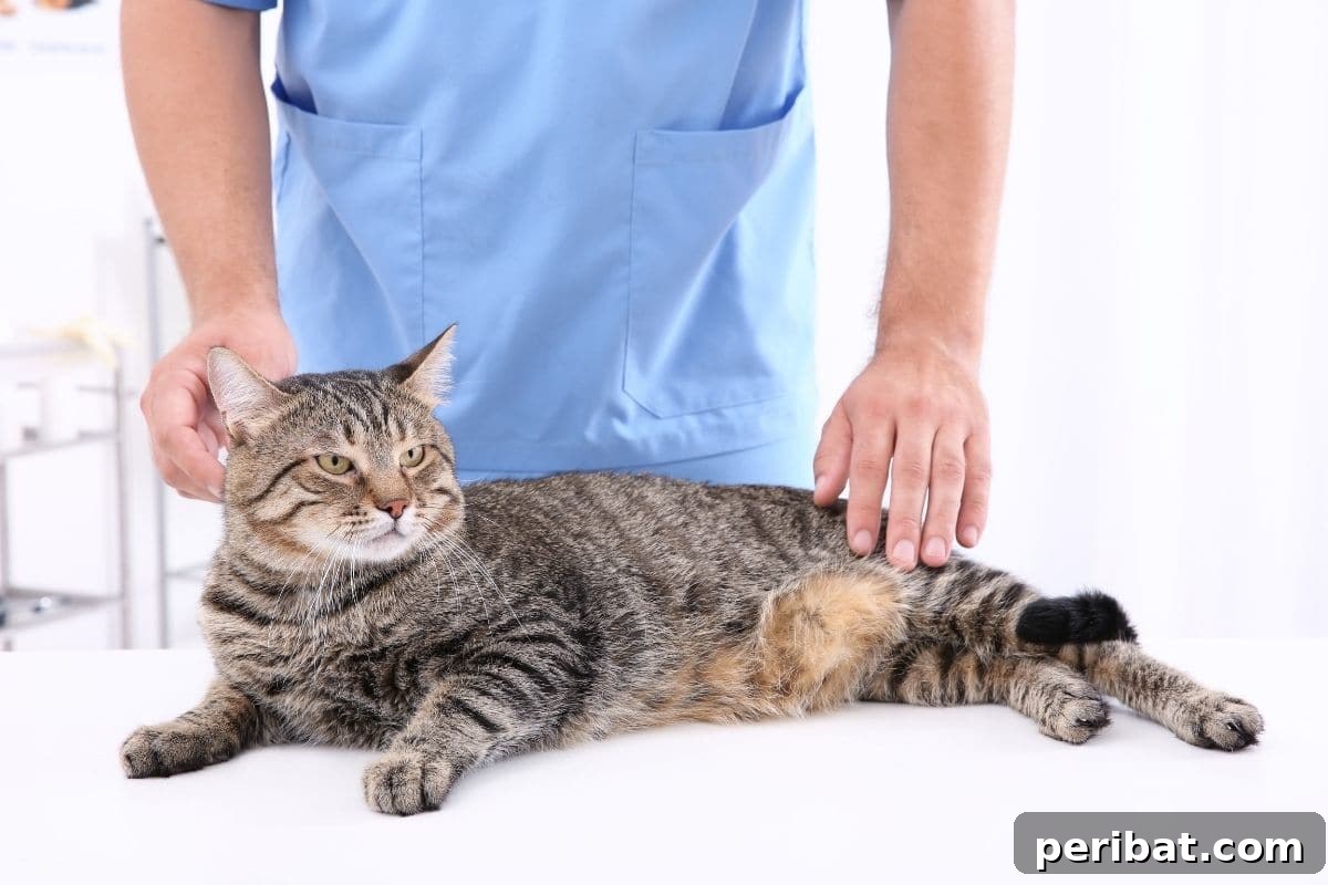 Purr-fectly Poisonous: 8 Plants to Keep From Your Kitty 11 a cat being examined by the vet in the clinic