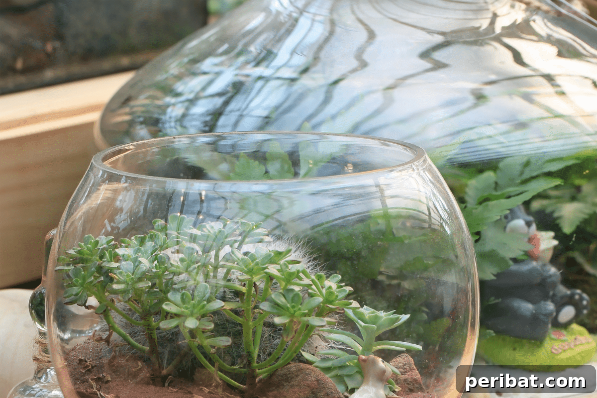 Upcycled Garden Cloches: Clever Ways to Shield Your Plants 12 miniature succulents in a glass