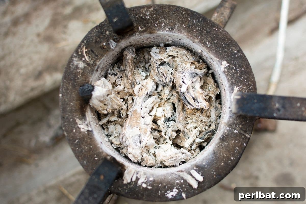 Boost Your Garden: 5 Wood Ash Uses and Storage Guide 10 Burned wood or wood ash, symbolizing the end of a fire and new potential