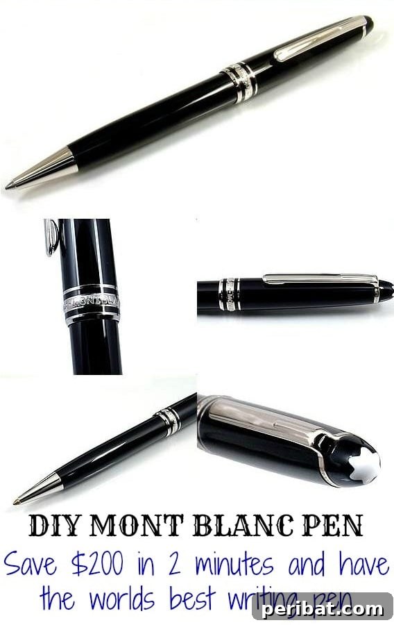 DIY Mont Blanc Magic: Turn a 3 Dollar Pen into 200 Dollar Luxury (Refill Included) 2 DIY Montblanc Pen Hack - G2 Pro with Montblanc Refill