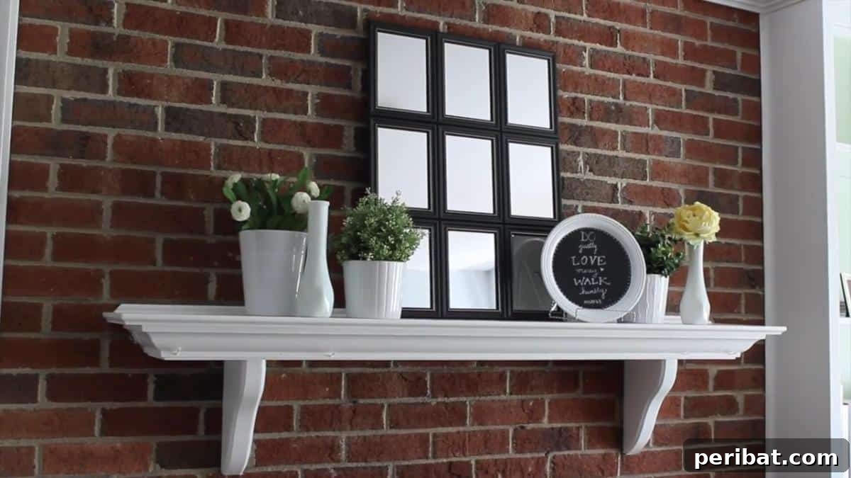 Designer Decor on a Dollar Store Budget: 4 Simple DIY Projects 3 DIY 9-Panel Multi Mirror from Dollar Tree