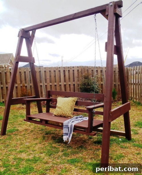 DIY Backyard Dream: Build Your Perfect Swinging Bench for Summer 8 6