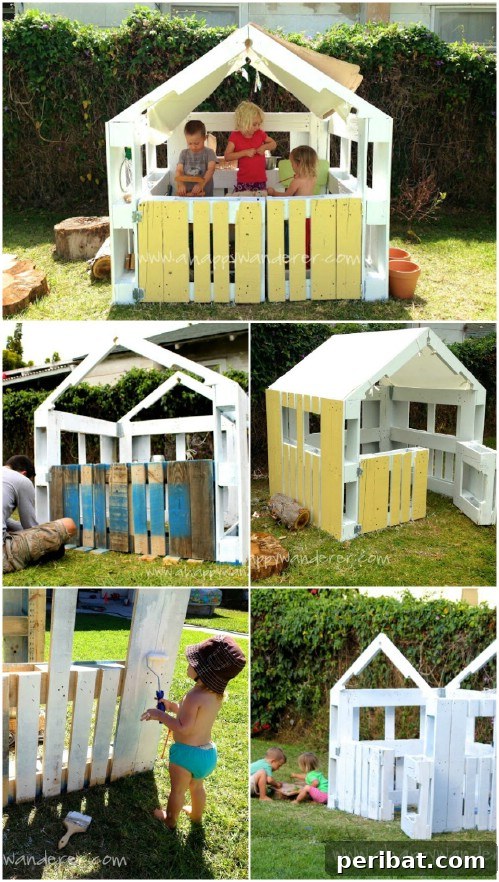 35 Creative Outdoor Pallet Ideas for Every DIY Skill Level 24 Pallet Open Playhouse Structure