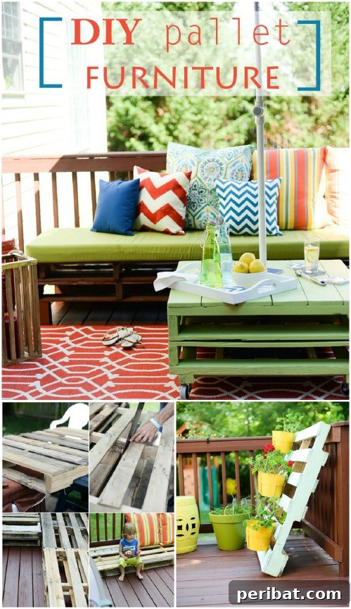 35 Creative Outdoor Pallet Ideas for Every DIY Skill Level 27 Pallet Patio Seating with Mobile Table
