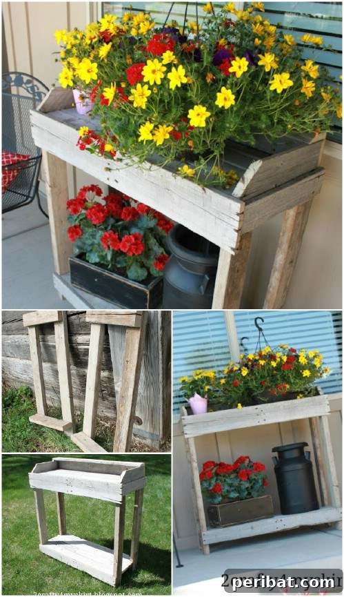 35 Creative Outdoor Pallet Ideas for Every DIY Skill Level 28 Pallet Potting Bench for Gardeners