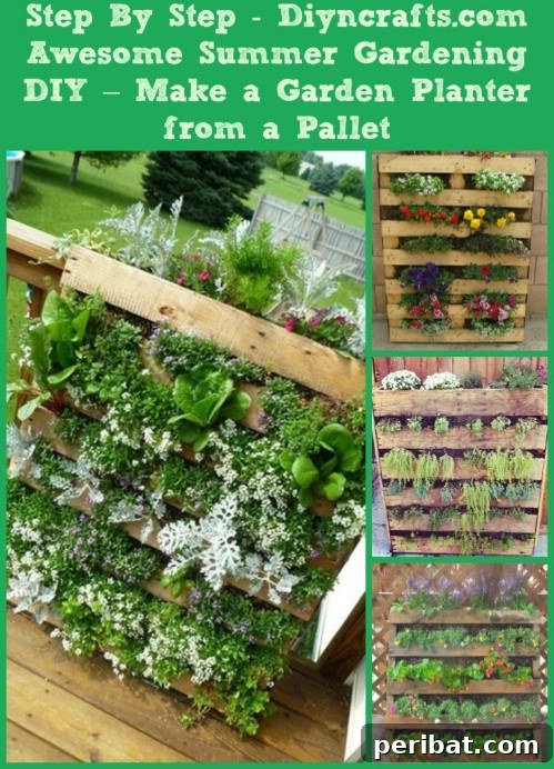 35 Creative Outdoor Pallet Ideas for Every DIY Skill Level 35 Pallet Vertical Garden Planter