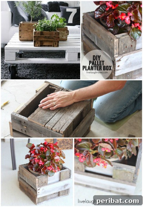 35 Creative Outdoor Pallet Ideas for Every DIY Skill Level 8 Small Pallet Planter Box DIY