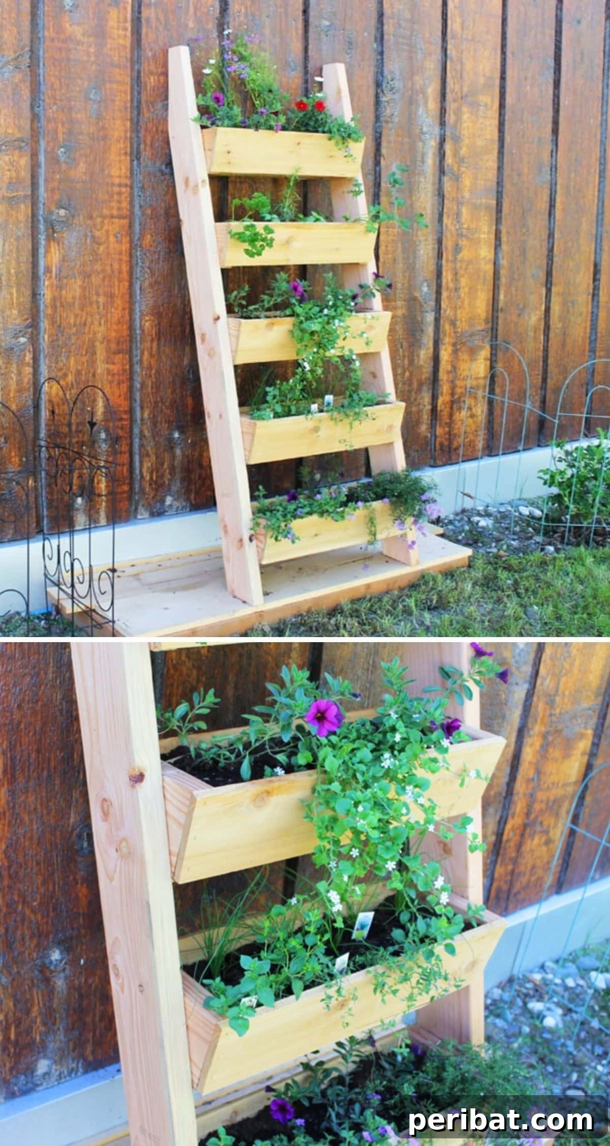 Faux Ladder Planter
