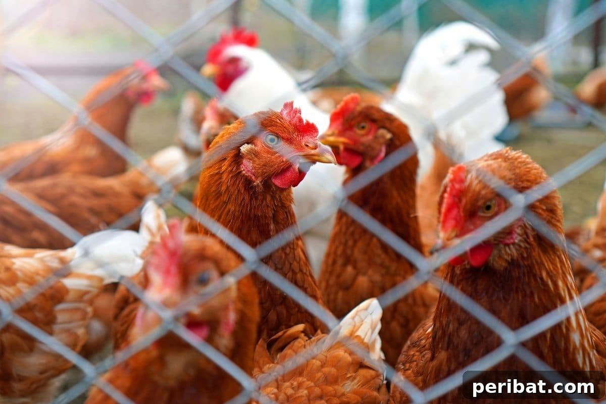 Chicken-Powered Gardening: 20 Essential Tips 12 Flock of chickens contained within portable poultry netting in a garden