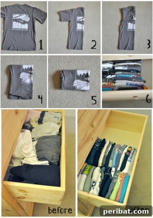 Organize Shirts and Drawers