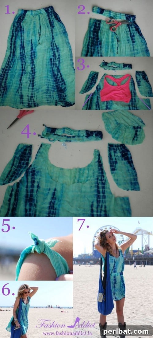 From Maxi Skirt to Cute Dress
