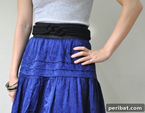 DIY Knotted Belt