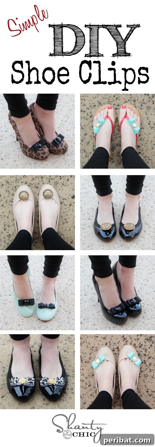 Create the Perfect Shoes for Any Occasion with These Great DIY Shoe Clips