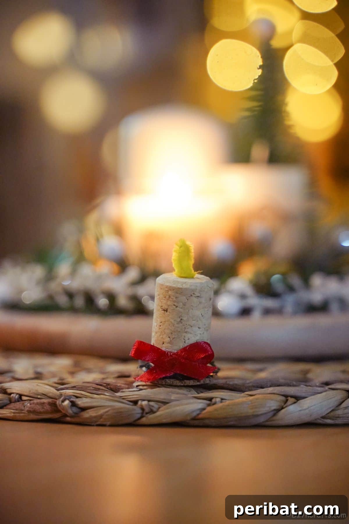 Crafted Wine Cork Candle Accents 16 img 127880 23