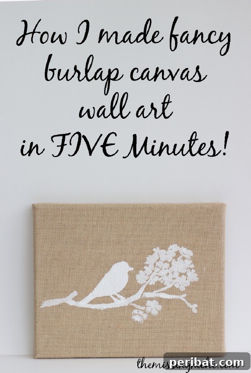 Burlap Canvas
