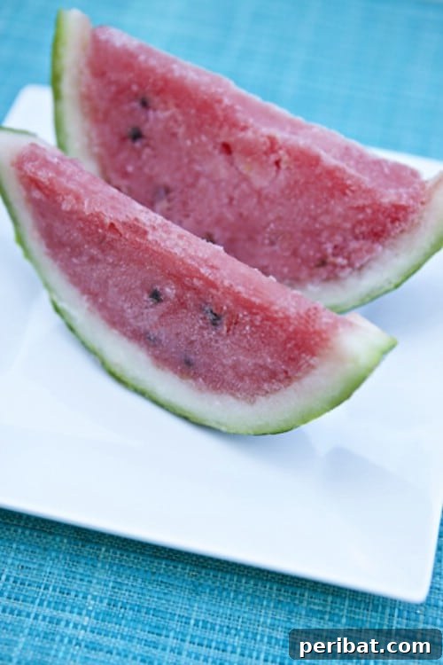 Elevate Your Summer Watermelon: 12 Ingenious Slicing and Serving Ideas 5 Refreshing watermelon lime sorbet slices