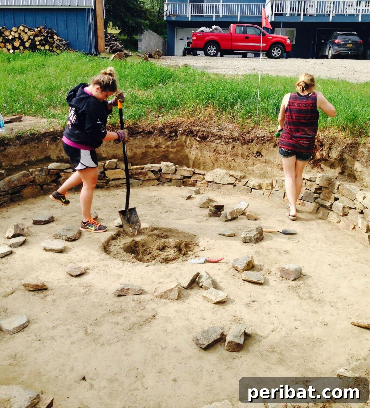 Stone Fire Pit with Ample Seating: A DIY Backyard Masterpiece 12 Brilliant Backyard Project: DIY Stone Fire Pit with Ample Seating Step 10