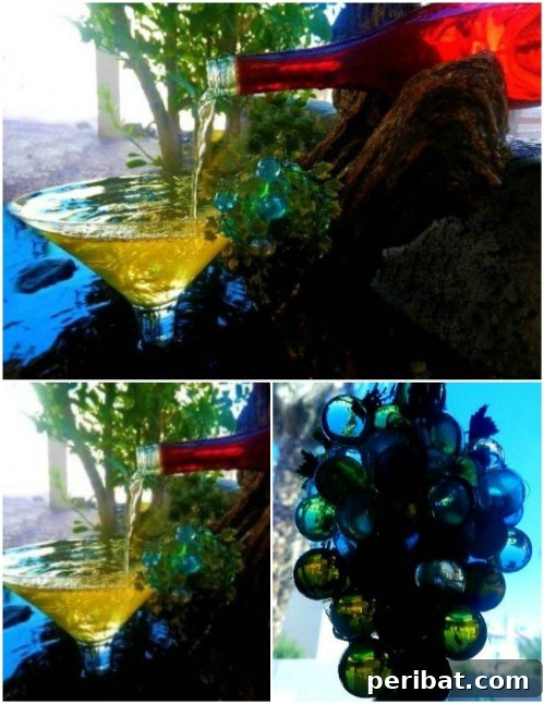 Wine Bottle Fountain
