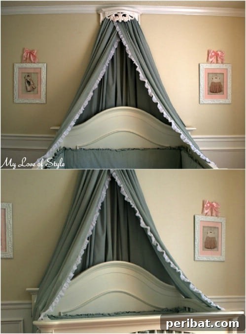 Elegant DIY Crown Canopy