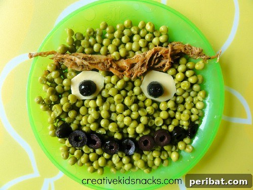Oscar the Veggie Grouch Fun Food Art