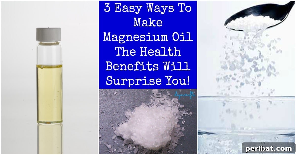 Magnesium oil for overall wellness and deficiency support