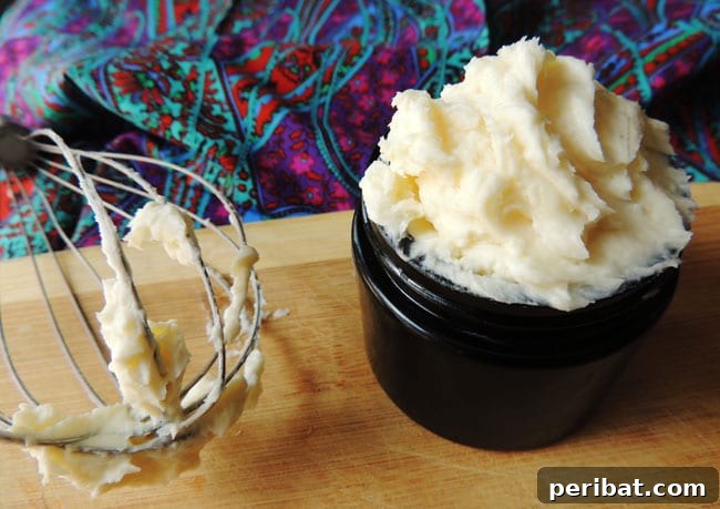 DIY whipped coconut oil body butter with magnesium for luxurious skin and wellness