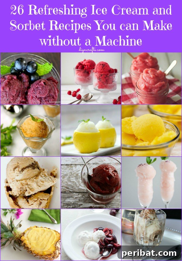 Effortless Frozen Bliss: 26 No-Machine Ice Cream and Sorbet Recipes 2 26 Refreshing Ice Cream and Sorbet Recipes You Can Make Without a Machine
