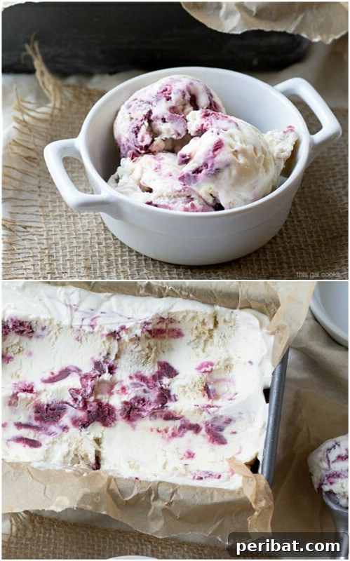 Homestyle Cherry Cobbler Ice Cream