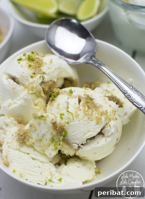Tangy Key Lime Pie Ice Cream