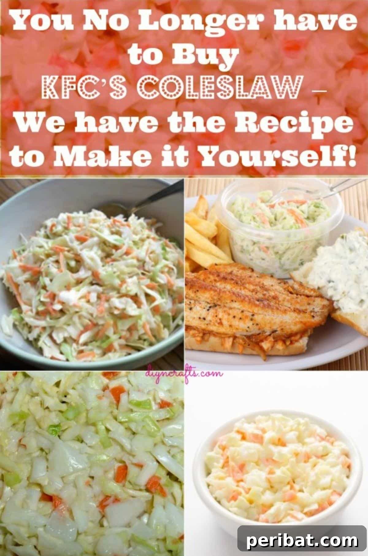 You No Longer have to Buy KFC’s Coleslaw – We have the Recipe to Make it Yourself!