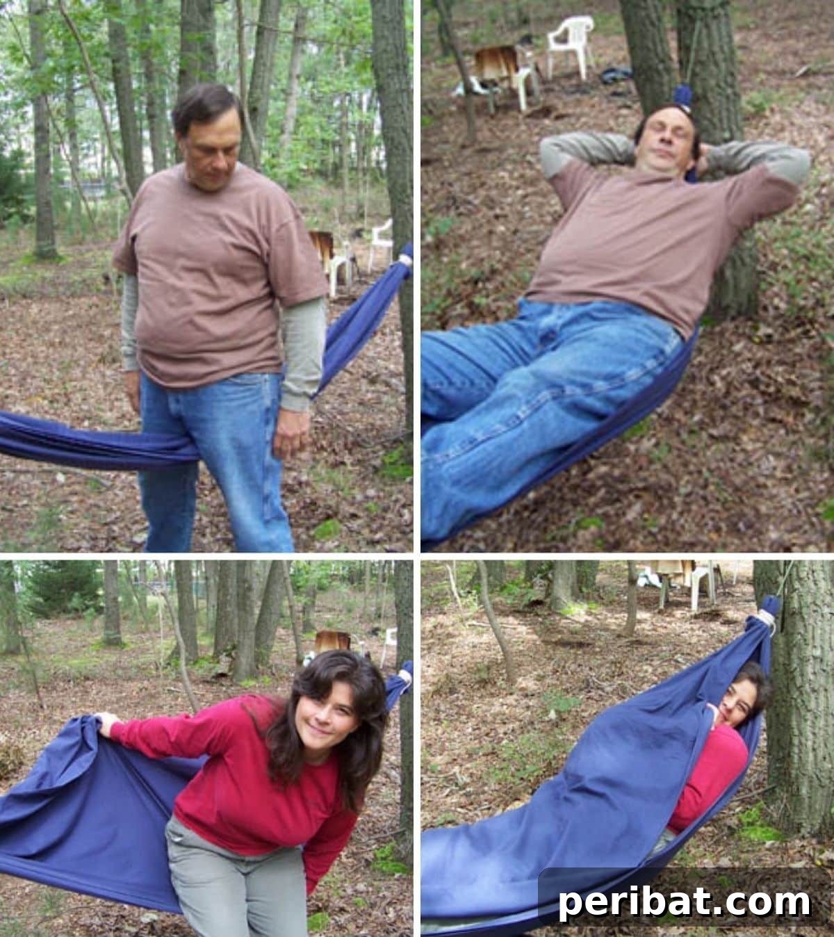 Your Summer Chill Zone: 10 Simple DIY Hammock Ideas 5 Quick and Easy No-Sew Hammock for Camping or Backyard
