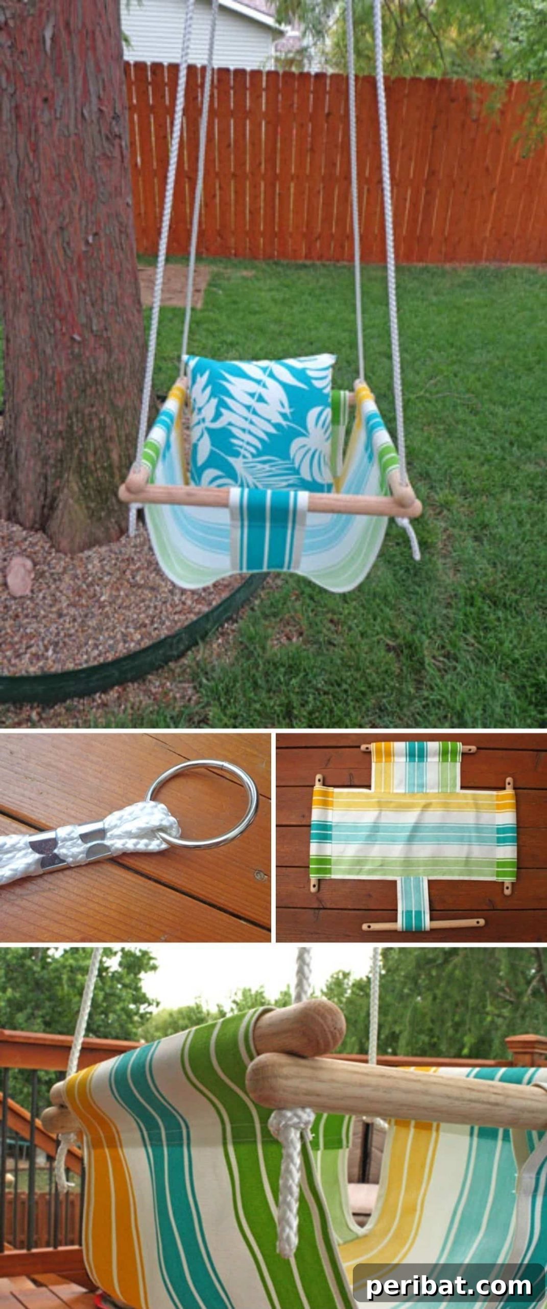 Your Summer Chill Zone: 10 Simple DIY Hammock Ideas 9 DIY Baby Hammock Swing for Safe and Soothing Naps