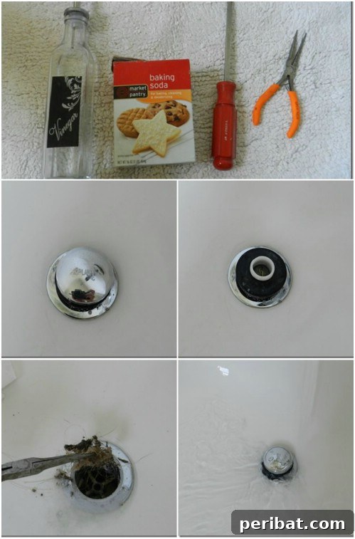 Natural Drain Cleaner: Unclog Your Shower with Baking Soda and Vinegar