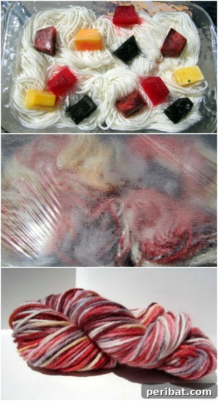 Dye yarn with Kool-Aid