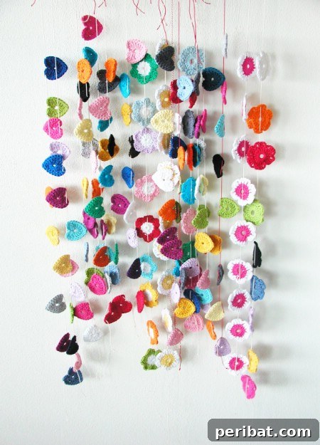 Crochet mobile