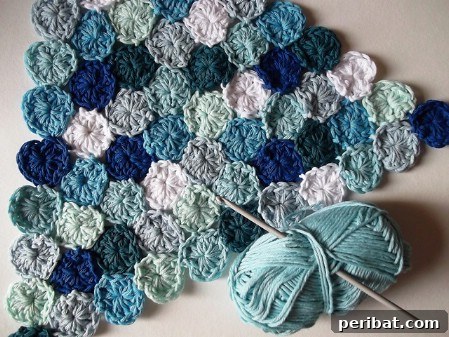 Crochet sea pennies