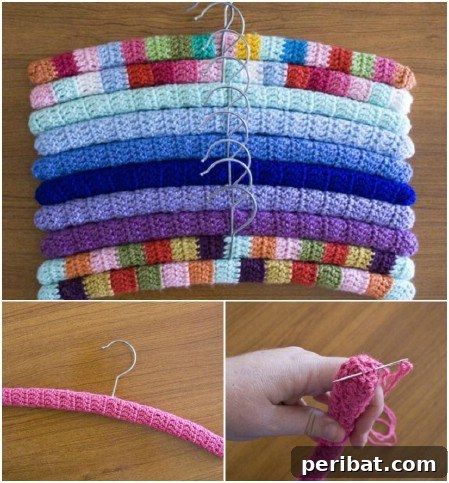 Crochet your clothes hangars