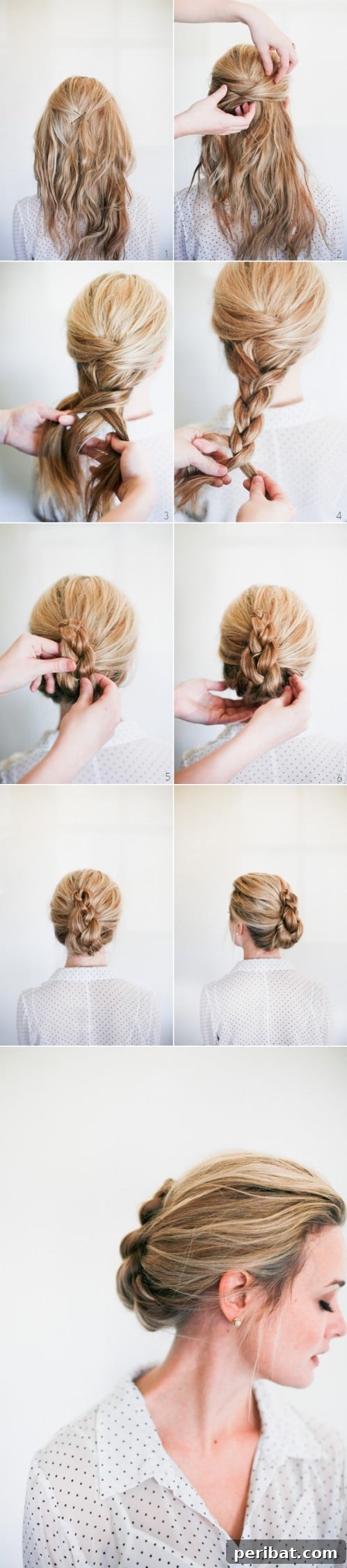 20 Stunning 5-Minute Hairstyles for Busy Bees 13 Braided French Twist hairstyle