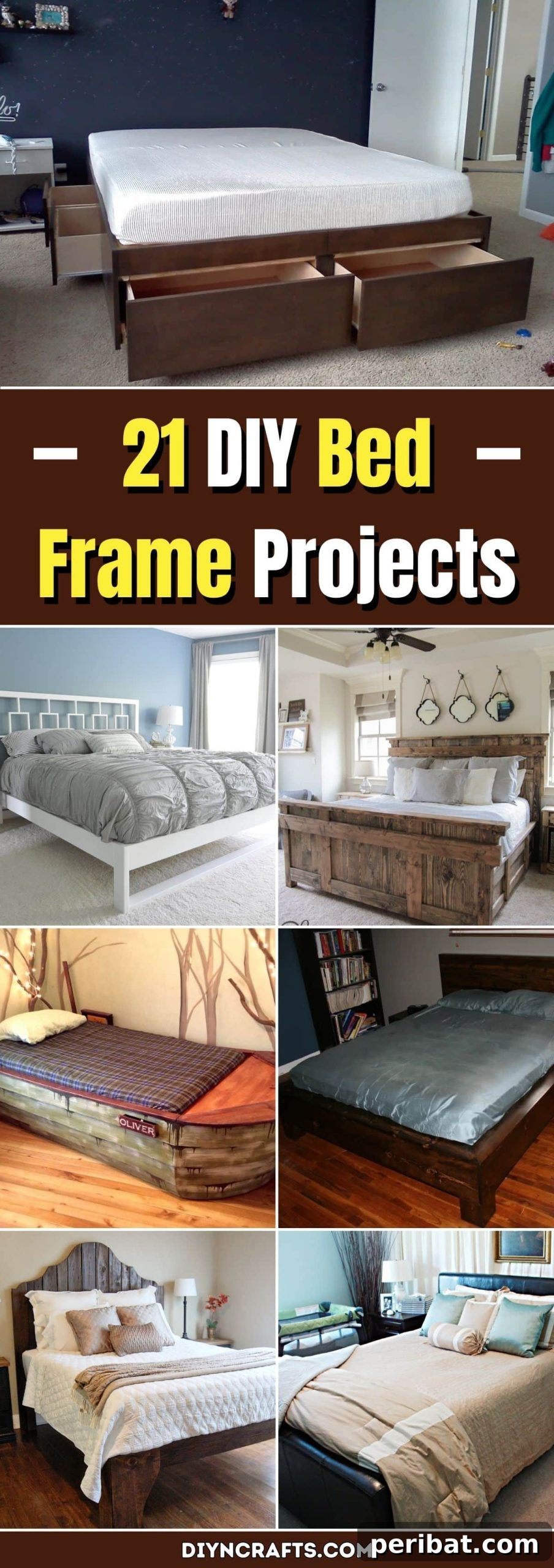 21 Inspiring DIY Bed Frame Projects: Craft Your Dream Bed on a Budget