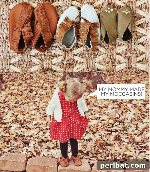 Irresistible DIY Baby Crafts for Your Bundle of Joy 11 DIY Moccasins for Children