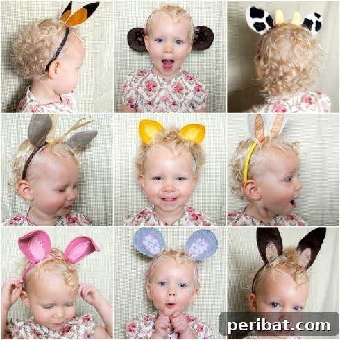 Irresistible DIY Baby Crafts for Your Bundle of Joy 19 DIY Animal Ear Headbands for Babies