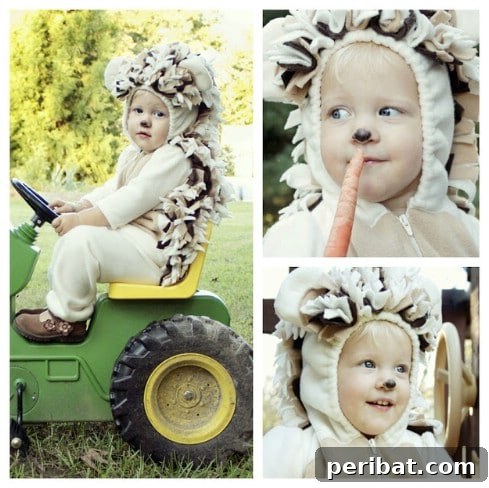 Irresistible DIY Baby Crafts for Your Bundle of Joy 3 DIY Baby Hedgehog Costume