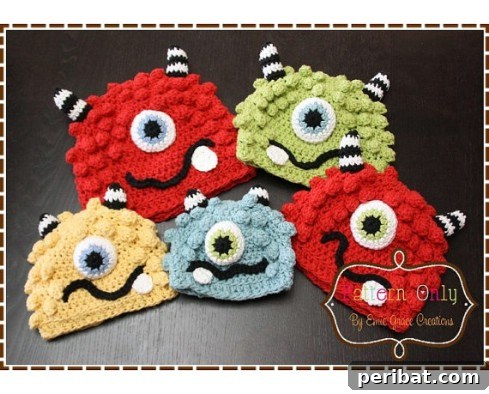 Irresistible DIY Baby Crafts for Your Bundle of Joy 21 Monster Inc Hat Pattern for Babies