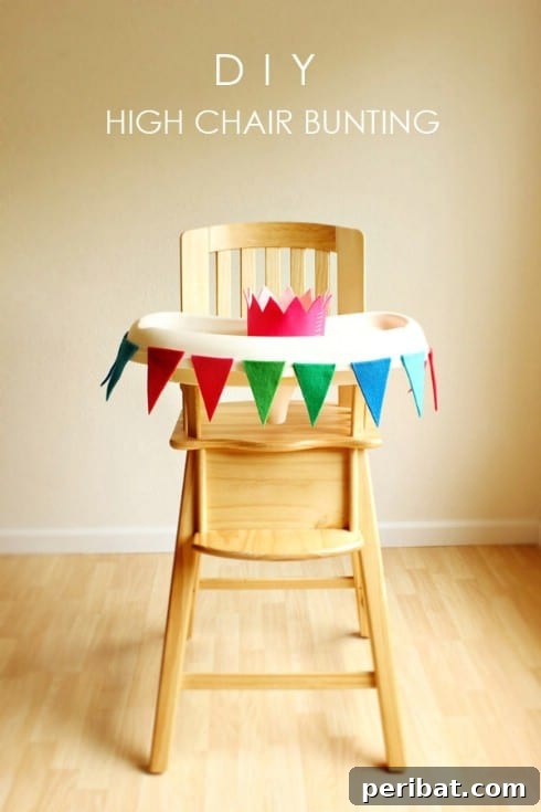 Irresistible DIY Baby Crafts for Your Bundle of Joy 6 DIY Felt Birthday Bunting