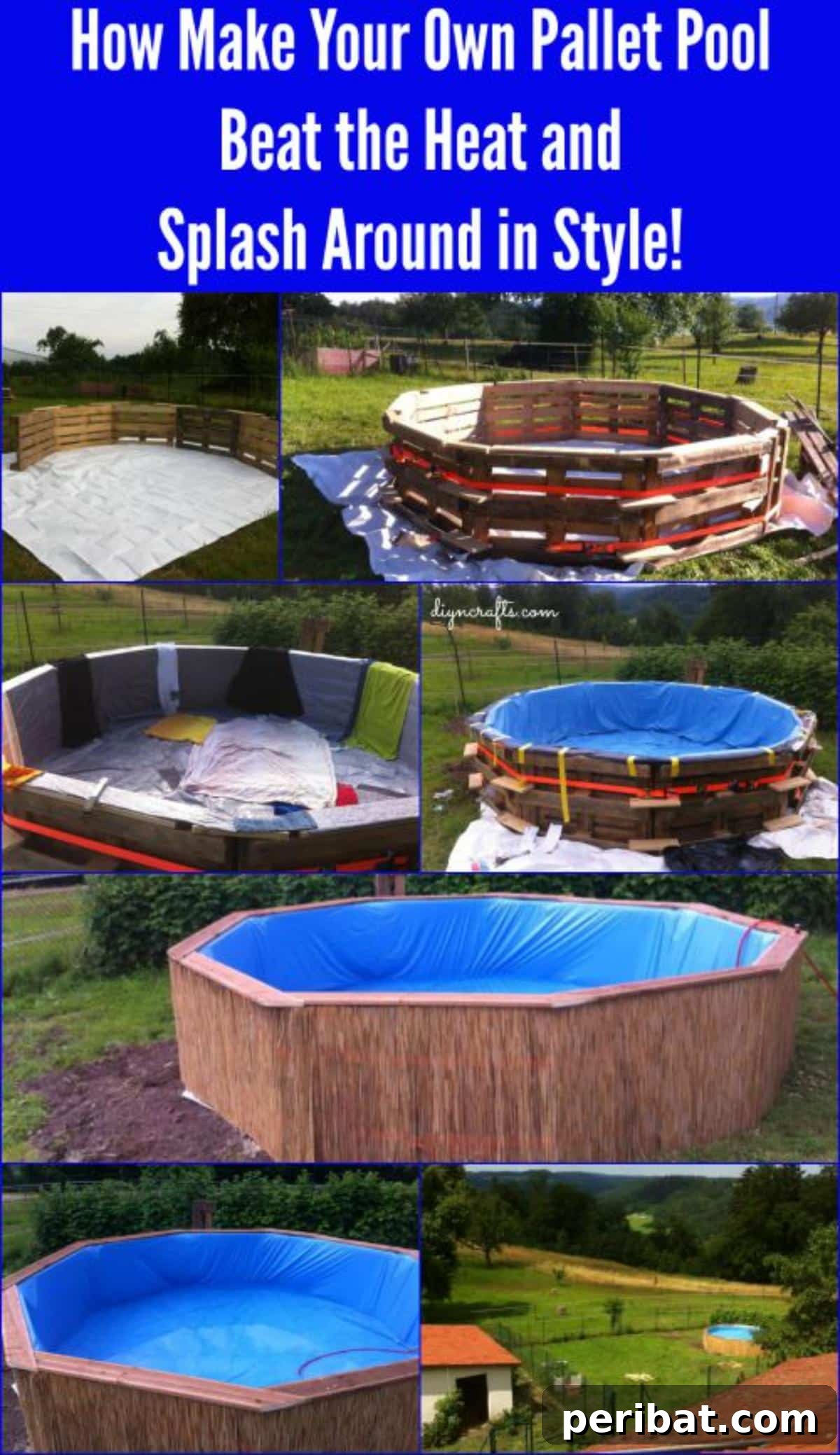 How to Make Your Own Pallet Pool – Beat the Heat and Splash Around in Style!