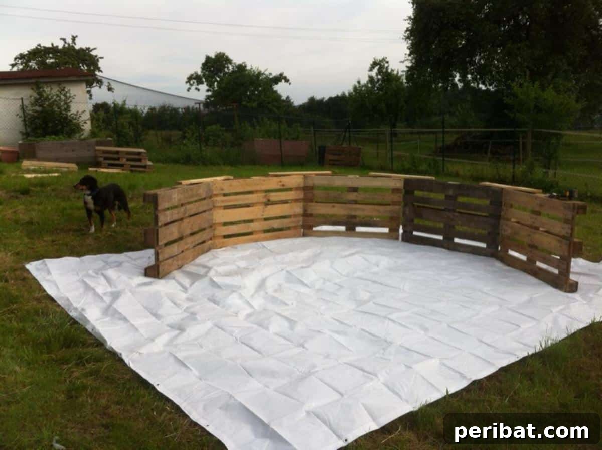 How to Make Your Own Pallet Pool – Beat the Heat and Splash Around in Style! - Step 1