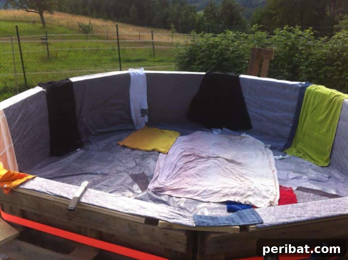 How to Make Your Own Pallet Pool – Beat the Heat and Splash Around in Style! - Step 3