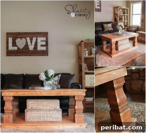 26 Creative DIY Coffee Table Designs to Enhance Your Home 2 Modern Farmhouse