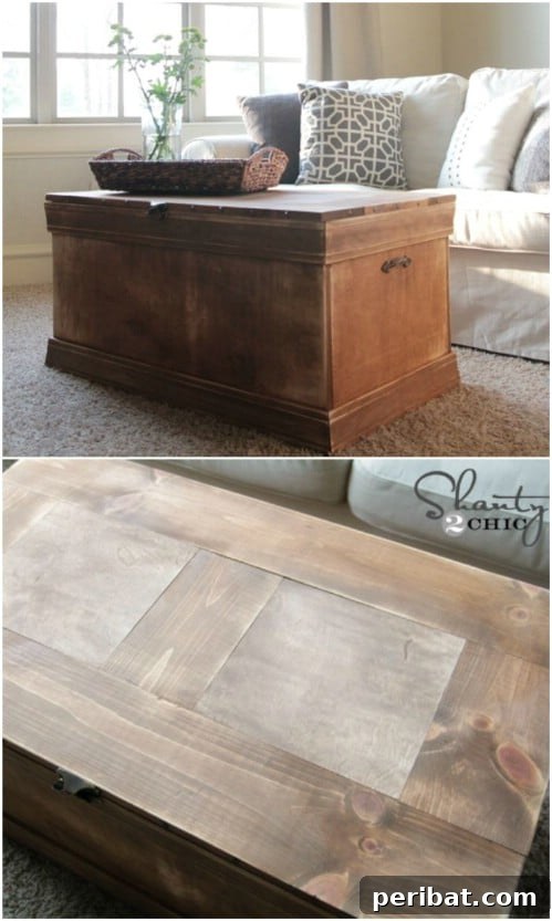 26 Creative DIY Coffee Table Designs to Enhance Your Home 13 Vintage Trunk