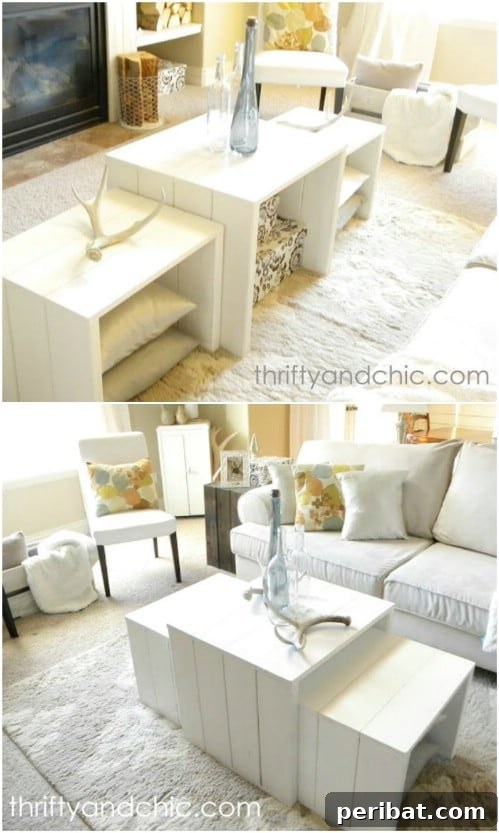 26 Creative DIY Coffee Table Designs to Enhance Your Home 16 3-in-1